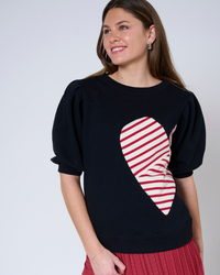 Preloved Maitreyi Sweatshirt – Cotton Heart Appliqué