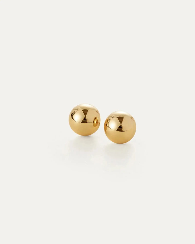 Close-up of the Aurora Stud Earrings by Jenny Bird, available online Canada-wide from Lemonberry.