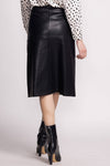 Back view of Model wearing Peyton Skirt by Pink Martini. - Lemonberry.ca