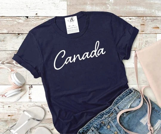 Blonde Ambition Tops Canada Tee 🇨🇦 by Blonde Ambition available at Lemonberry Boutique Aurora