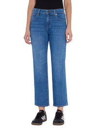 Front view of the Calie Straight Leg Jeans from 7 For All Mankind at Lemonberry in Aurora ON.