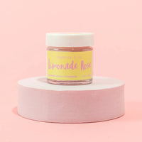 Caprice & Co Limonade Rose sugar lip scrub with lemon and raspberry flavour