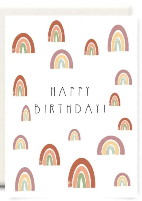 Birthday Rainbow Card 🍃
