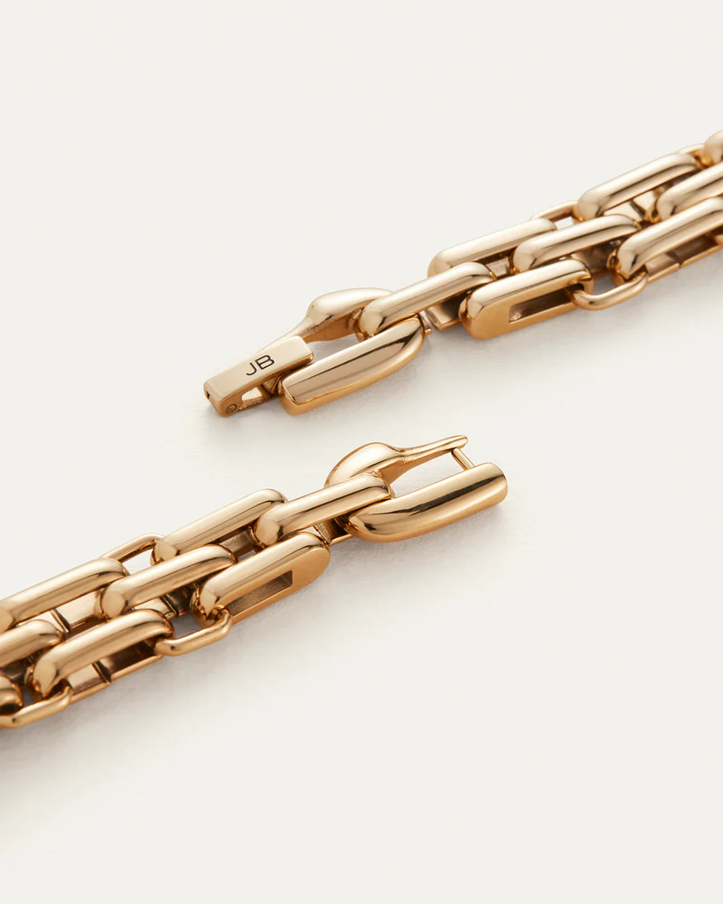 Jenny Bird Slim Penelope Bracelet – Woven Gold Shine