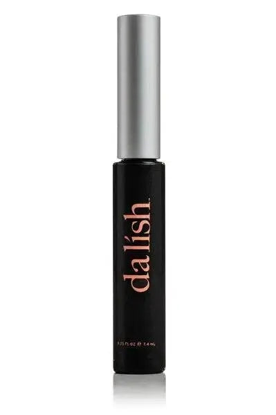 Bottle of Dalish mascara on a white background.