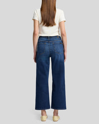 back view cropped alexa medium dark wash jeans — 7 For All Mankind, Lemonberry Aurora
