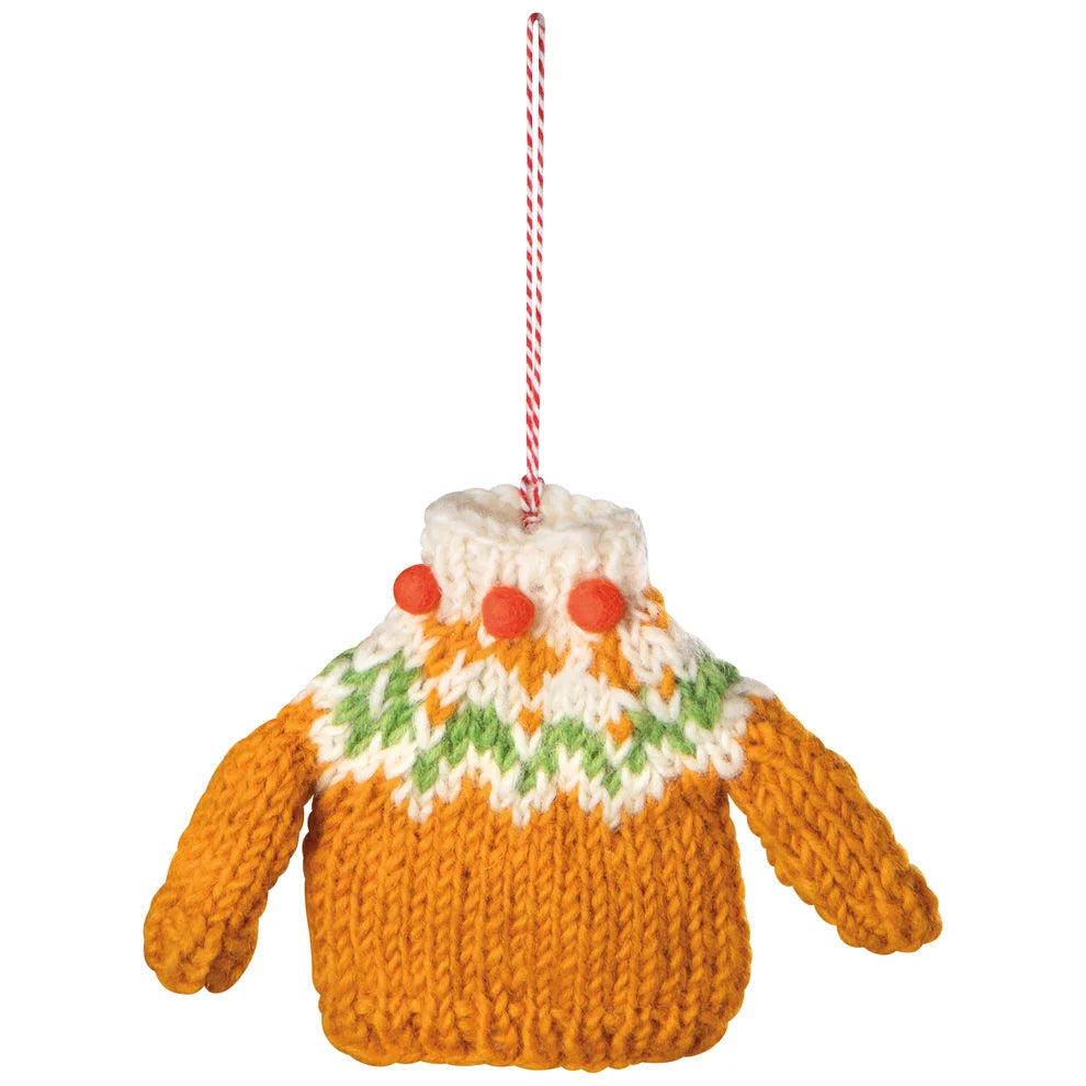 Sweater Party Knit Christmas Tree Ornaments