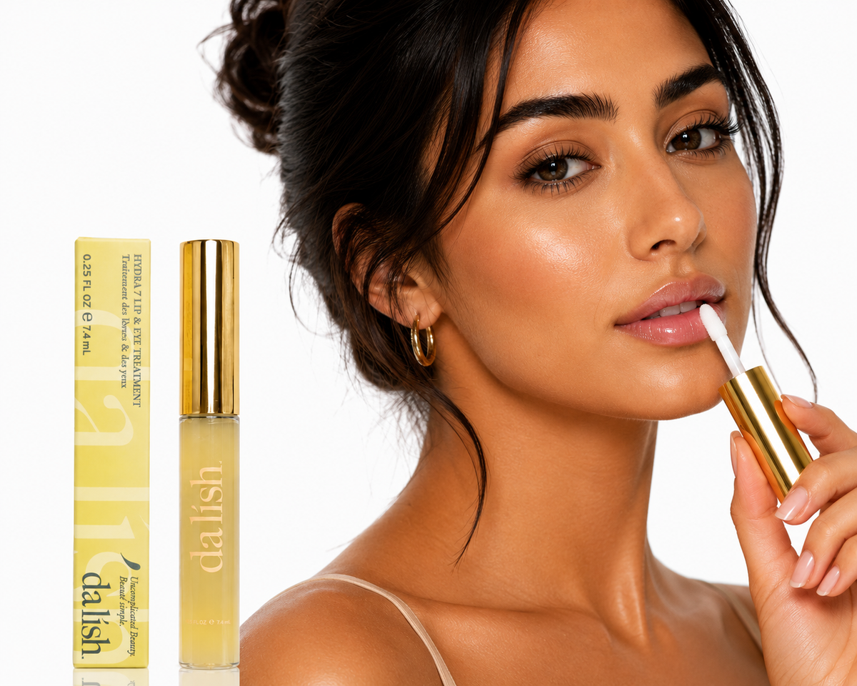 Da Lish Hydra 7 balm on model
