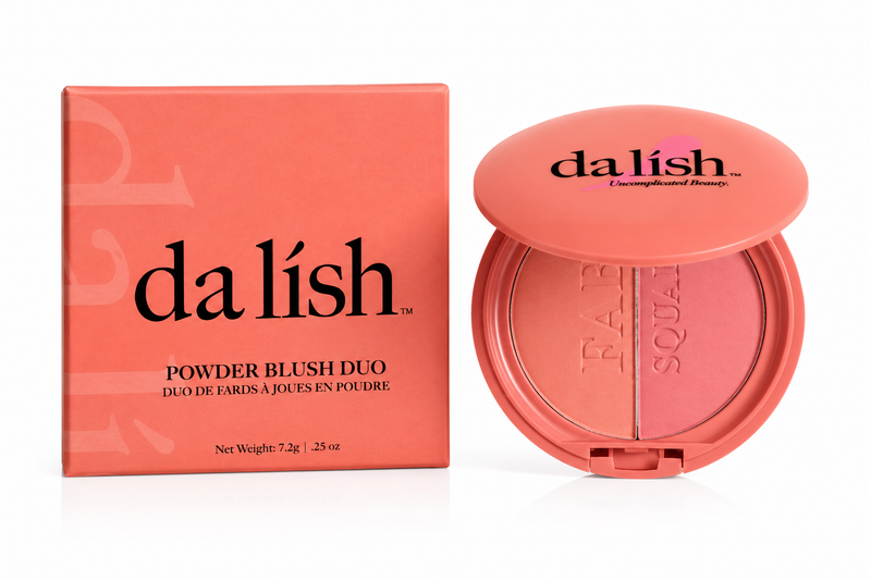 Da Lish Powder Blush Duo Peachy Keen