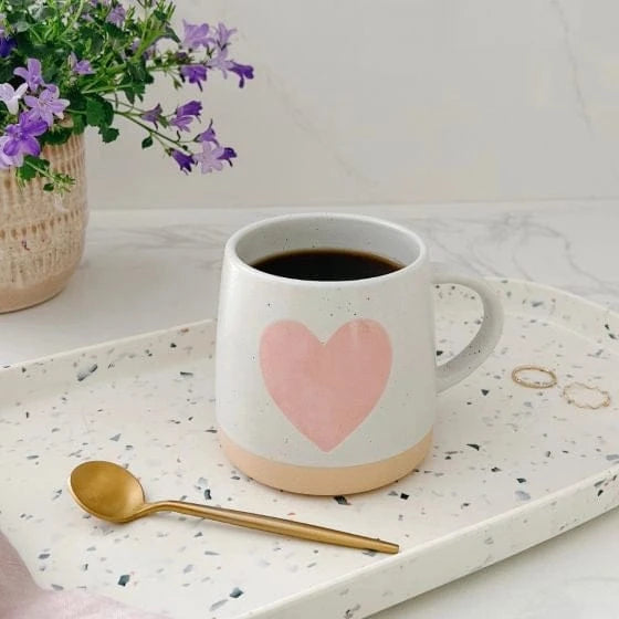 Dancia Accessories Mug Decal Glaze Heart available at Lemonberry Boutique Aurora