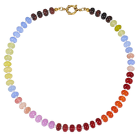 HoopLa Gemstone Bead Necklace