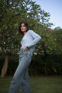 Echo Verde Tops Beachy V Neck available at Lemonberry Boutique Aurora