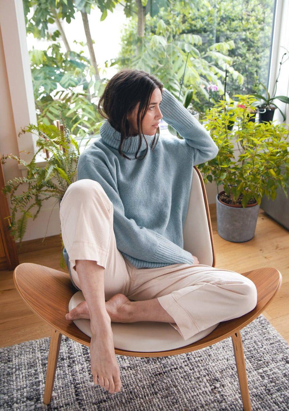 Echo Verde Tops Dog Walker Sweater 🍃 available at Lemonberry Boutique Aurora