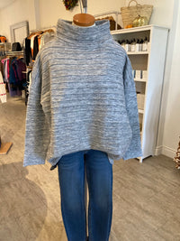 Echo Verde Tops Tao Tunic Sweater 🍃 available at Lemonberry Boutique Aurora