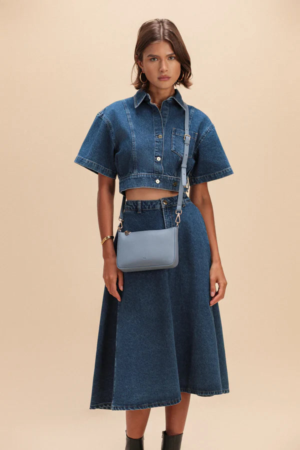 ELA Charlotte Bag Pebble Vegan Leather Crossbody