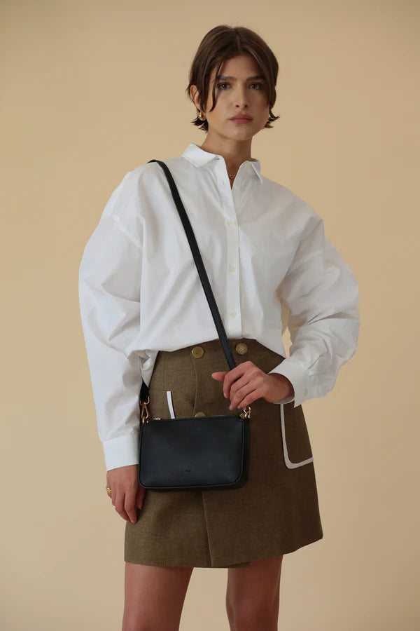 ELA Charlotte Bag Pebble Vegan Leather Crossbody