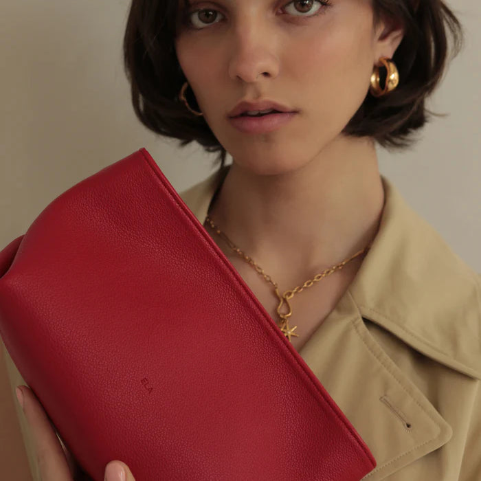 ELA Fiona Crossbody Convertible Vegan Leather Clutch