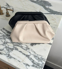 ELA Frame Clutch Crossbody Chain Bag Vegan Leather