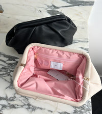 ELA Frame Clutch Crossbody Chain Bag Vegan Leather