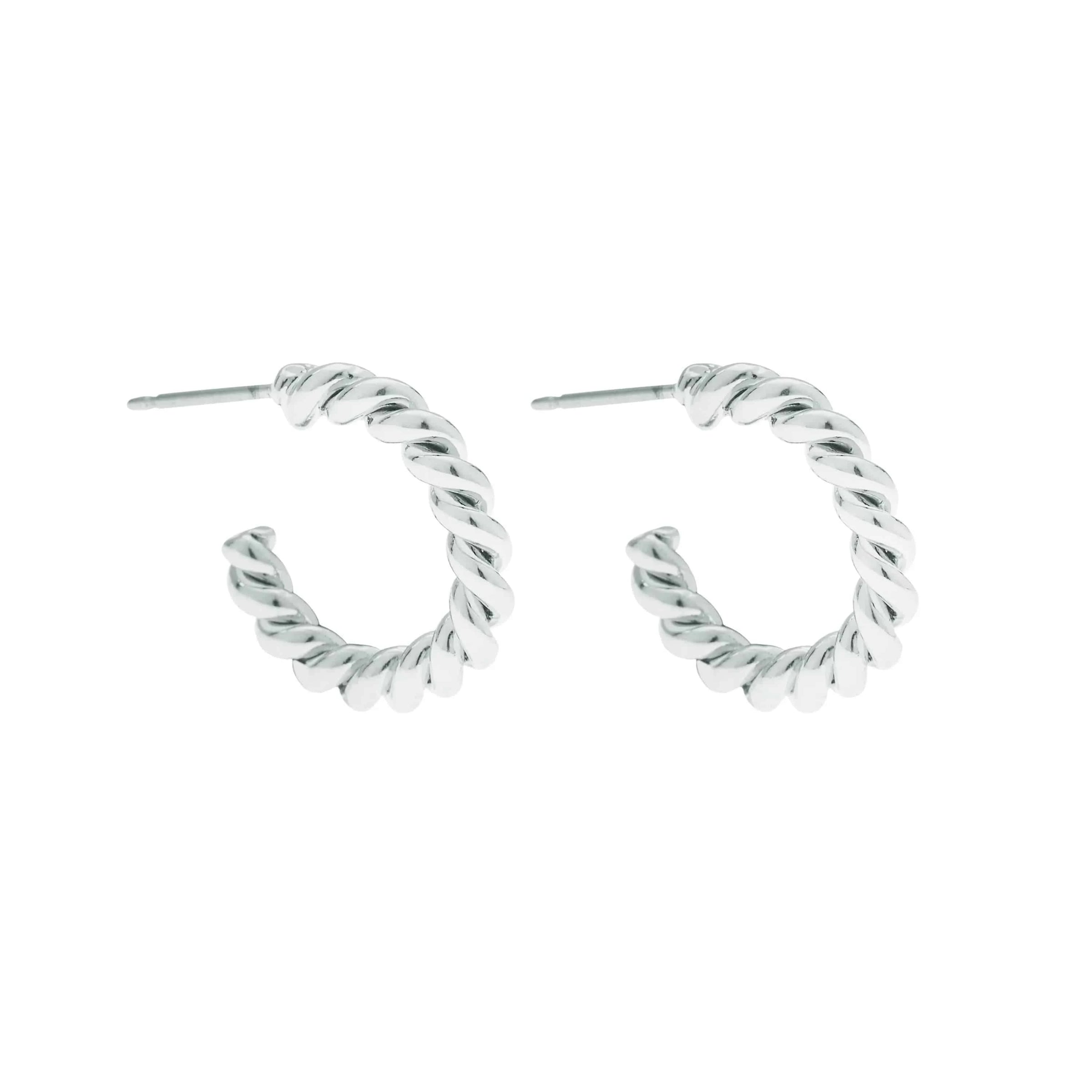 Petit Twisted Hoop - Lemonberry.ca