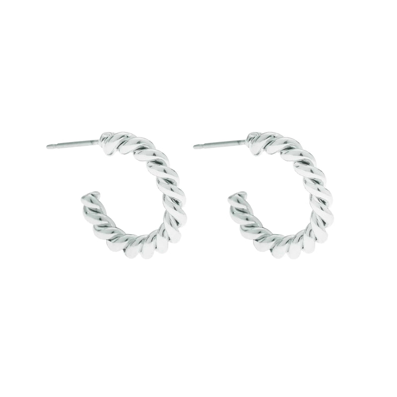 Petit Twisted Hoop - Lemonberry.ca