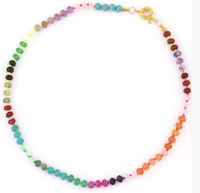 HoopLa Gemstone Bead Necklace