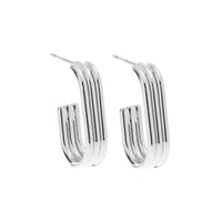 Foxy Originals Alexa Earrings in silver on white