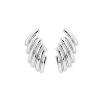 Foxy Originals Astrid Earrings in silver on white