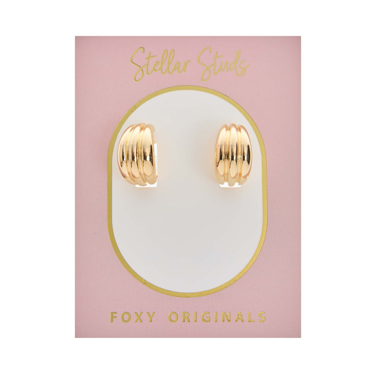 Foxy Originals Luna Earrings in gold on product card