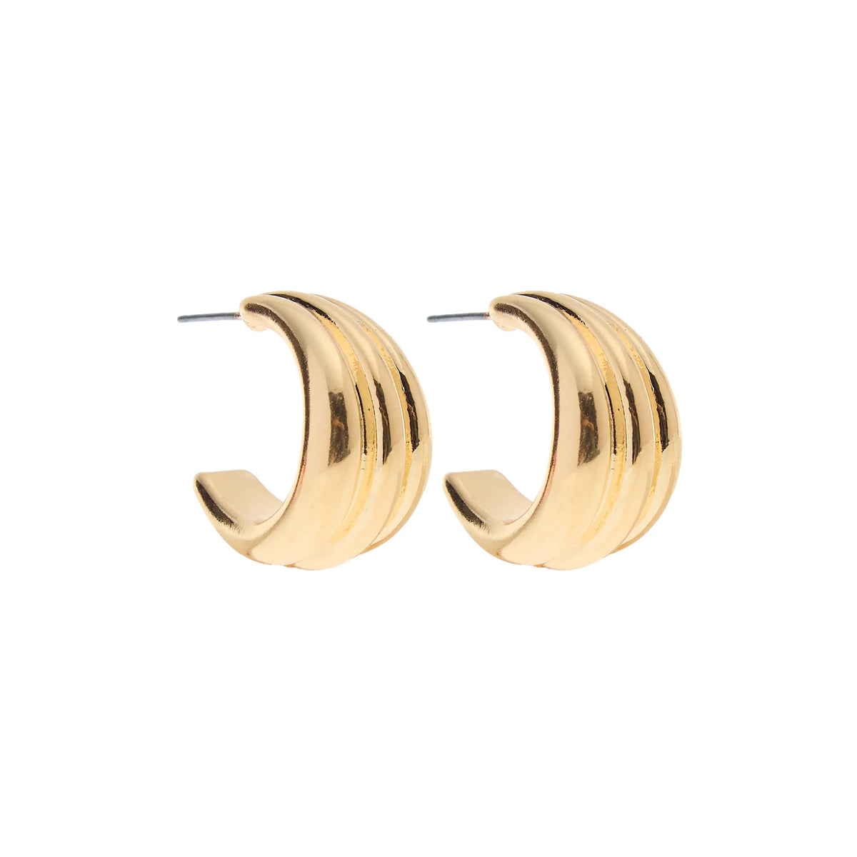 Foxy Originals Luna Earrings in gold on white
