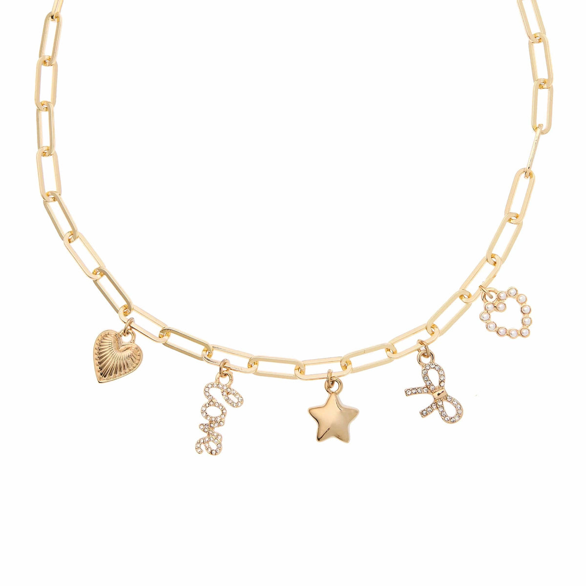 Foxy Originals Jewelry Bella Charm Necklace by Foxy Originals available at Lemonberry Boutique Aurora