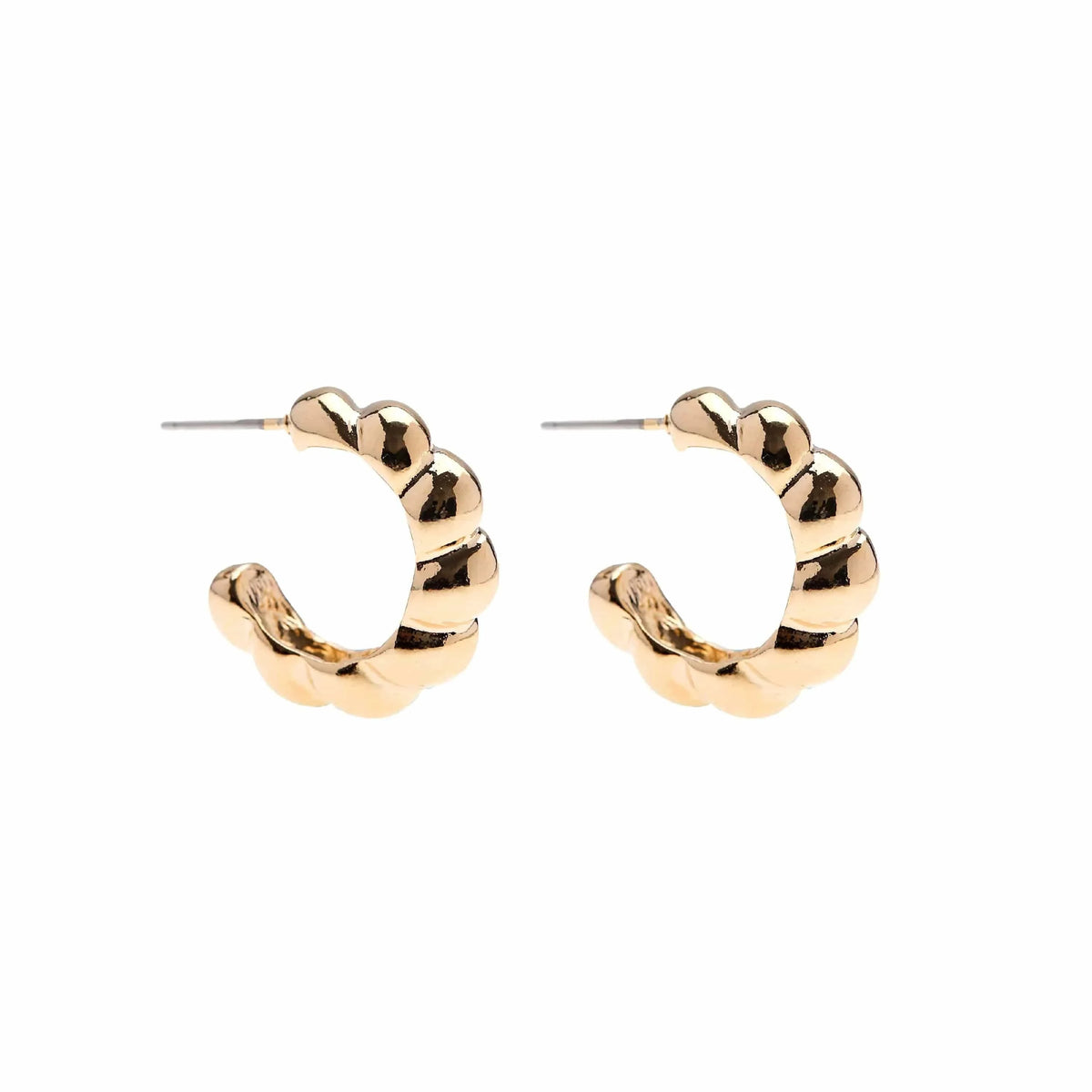Foxy Originals Jewelry Croissant Earrings available at Lemonberry Boutique Aurora
