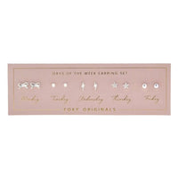 Foxy Originals Jewelry Days of the Week Earring Set available at Lemonberry Boutique Aurora