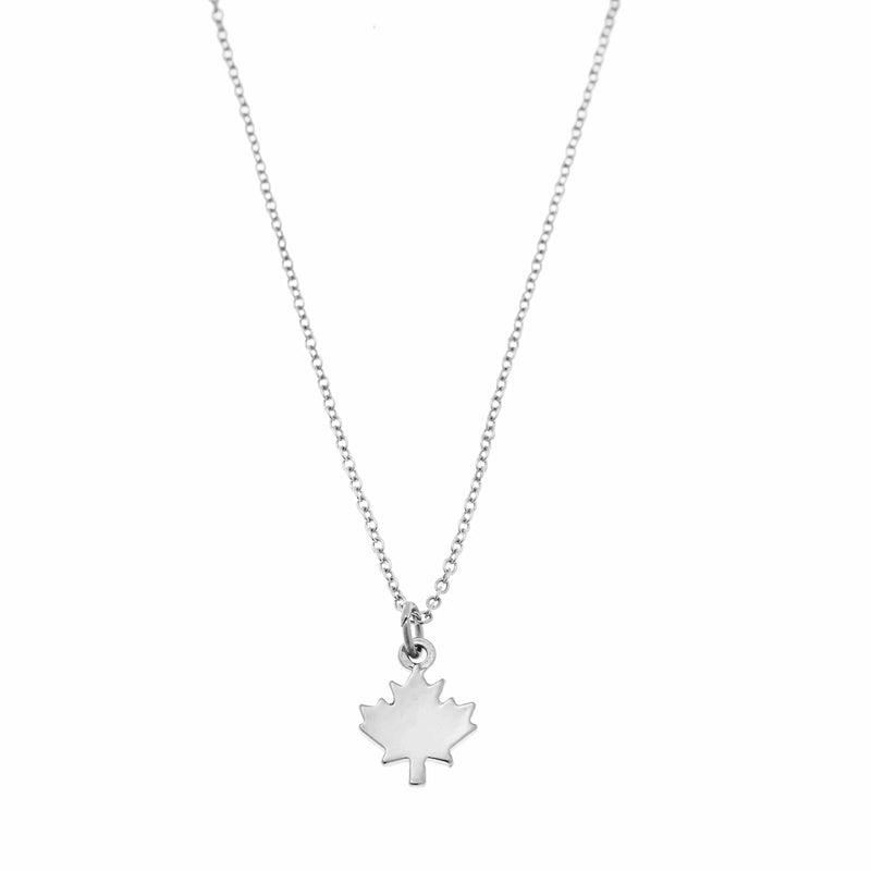 Foxy Originals Jewelry Maple Leaf Charm Necklace by Foxy Originals available at Lemonberry Boutique Aurora