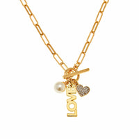 Foxy Originals Jewelry P.S. I Love You Necklace available at Lemonberry Boutique Aurora