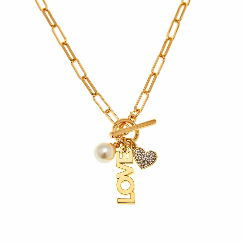Foxy Originals Jewelry P.S. I Love You Necklace available at Lemonberry Boutique Aurora