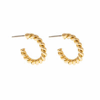 Foxy Originals Jewelry Petit Twisted Hoop available at Lemonberry Boutique Aurora