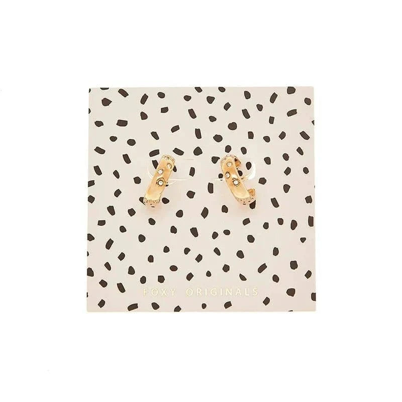 Foxy Originals Jewelry Starry Hoops available at Lemonberry Boutique Aurora