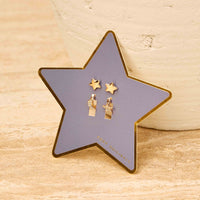 Foxy Originals Starstruck Earring Set in gold lifestyle view
