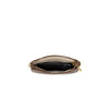 Interior view of Francine bag with zip pocket, sustainable lining made from recycled plastic bottles