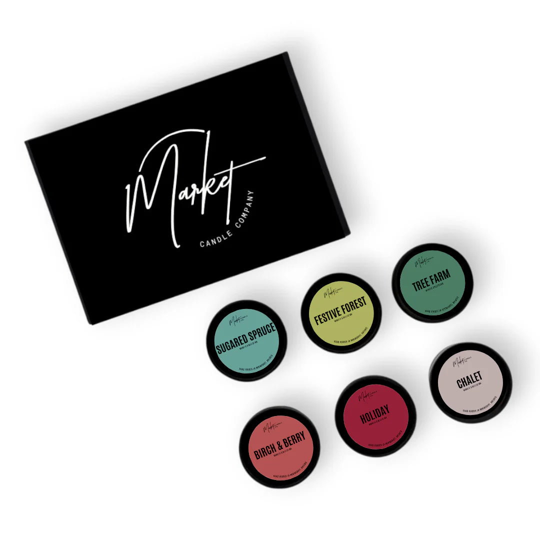 Market Candle Company Winter Collection Discovery Set – Festive Scents