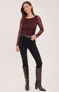Gentle Fawn Bella Lace Top in Port