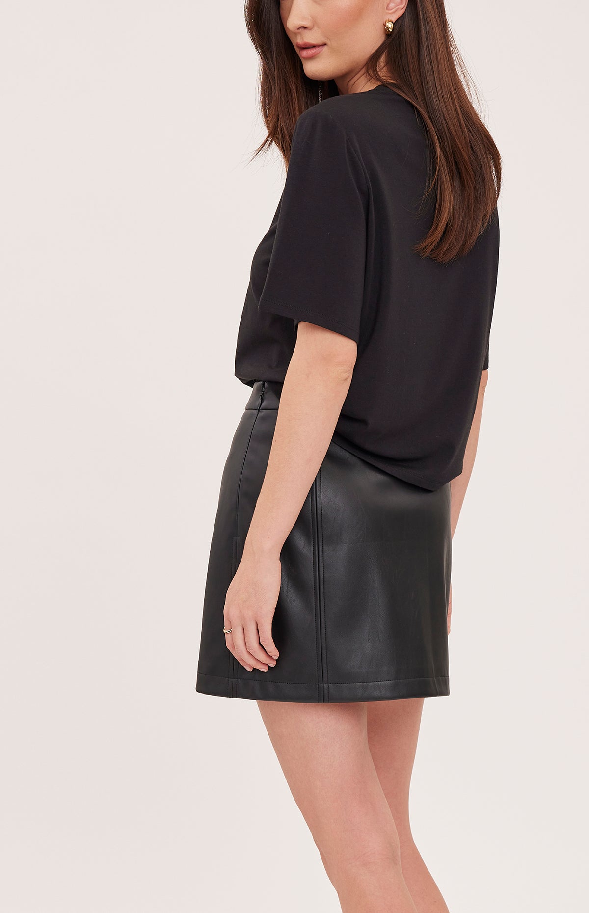 Gentle Fawn Chrissy skirt in Black back view