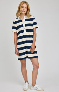 gentle-fawn-colbie-dress-navy-stripe-front-lemonberry-aurora