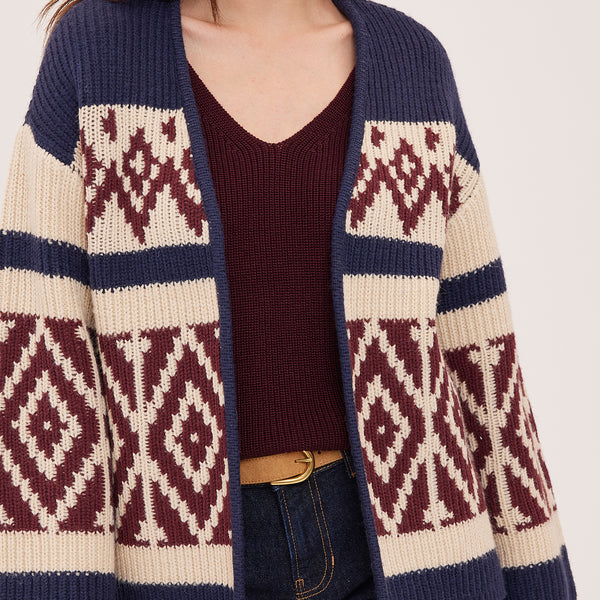 Gentle Fawn Dorian Jacquard Cardigan