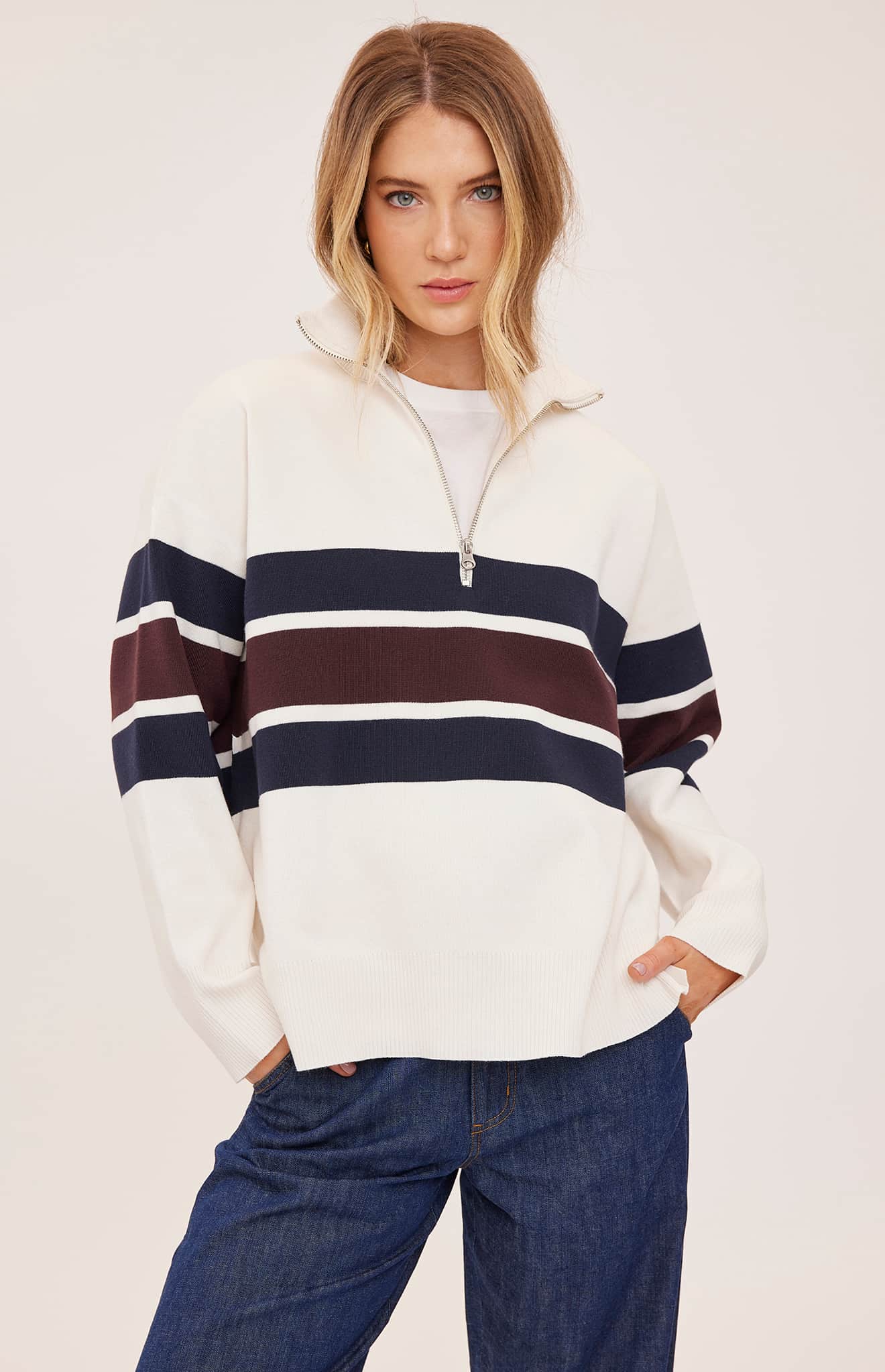 Gentle Fawn Idris Oversized Zip Sweater