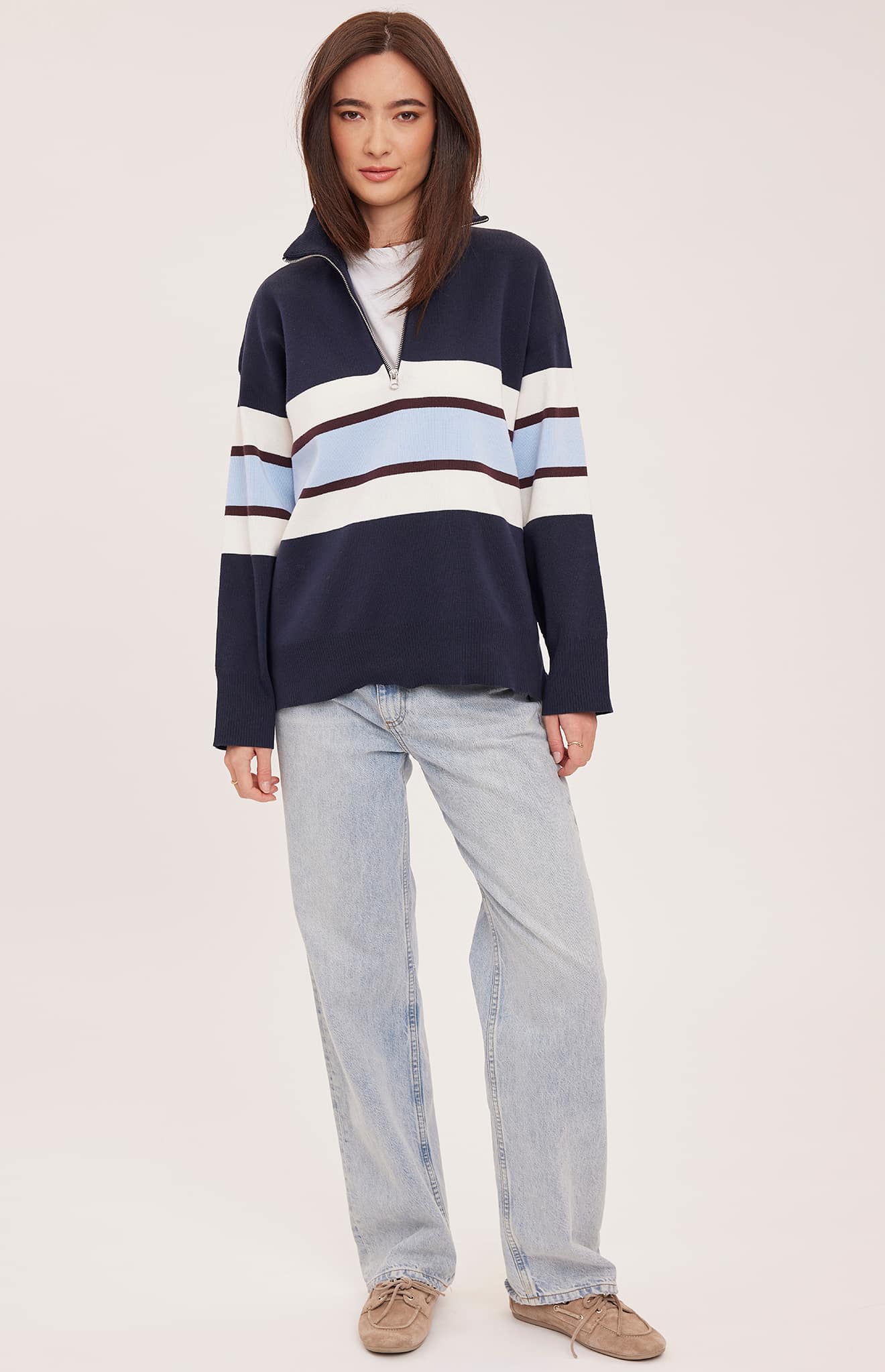 Gentle Fawn Idris Oversized Zip Sweater