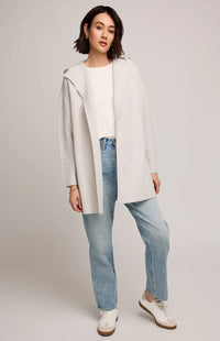 Gentle Fawn Ilana Cardigan Heather Birch Lemonberry Aurora full look