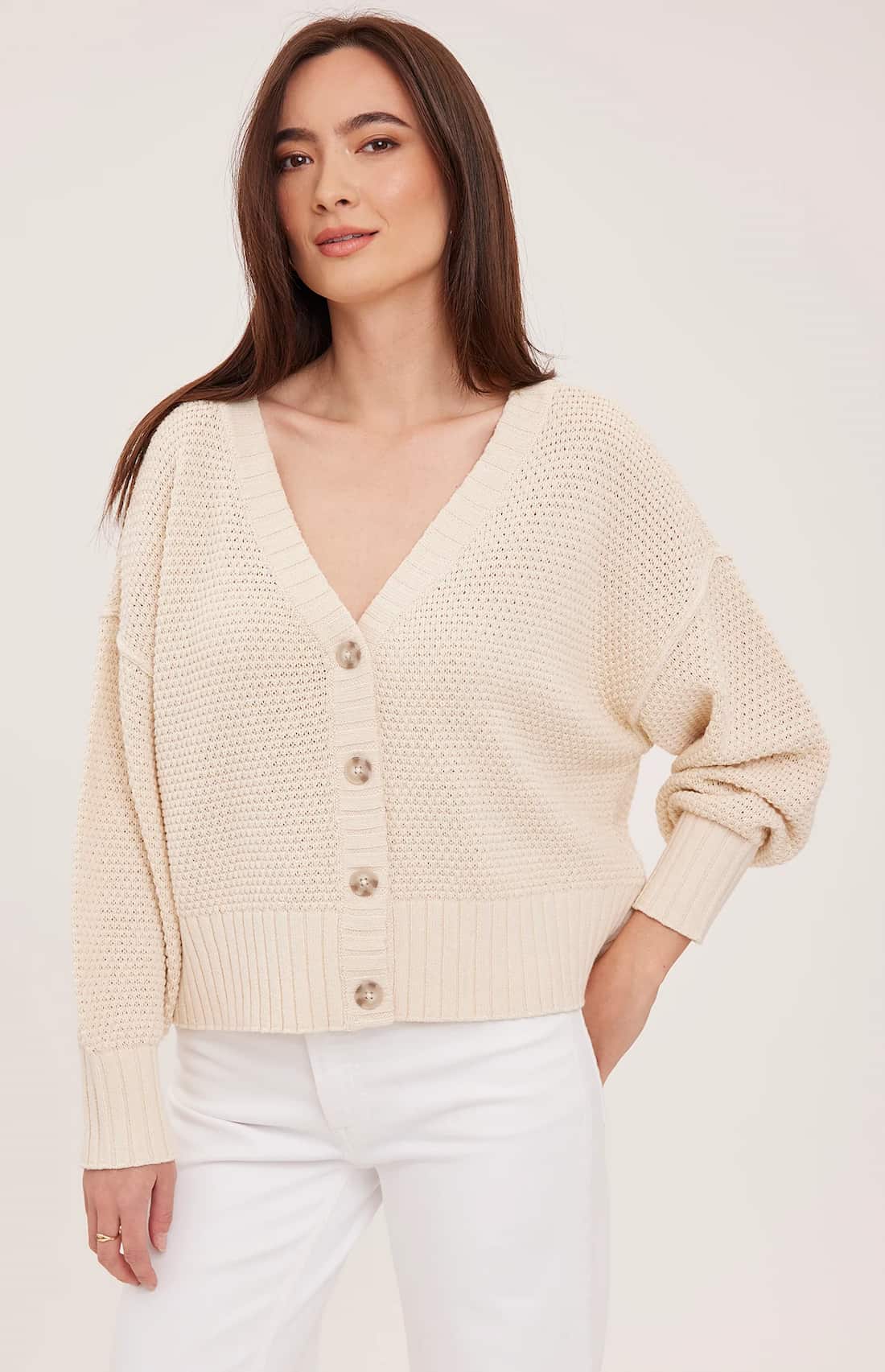 Gentle Fawn Jennalee Cotton Blend Textured Cardigan