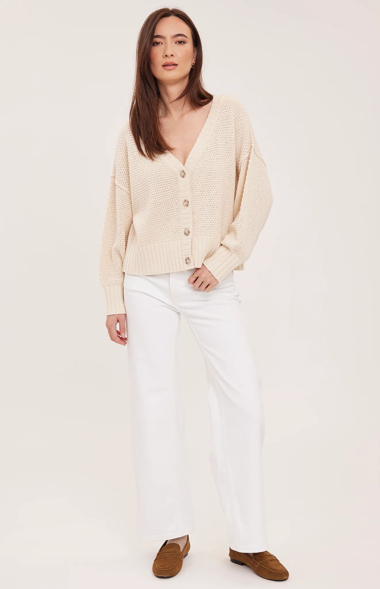 Gentle Fawn Jennalee Cotton Blend Textured Cardigan